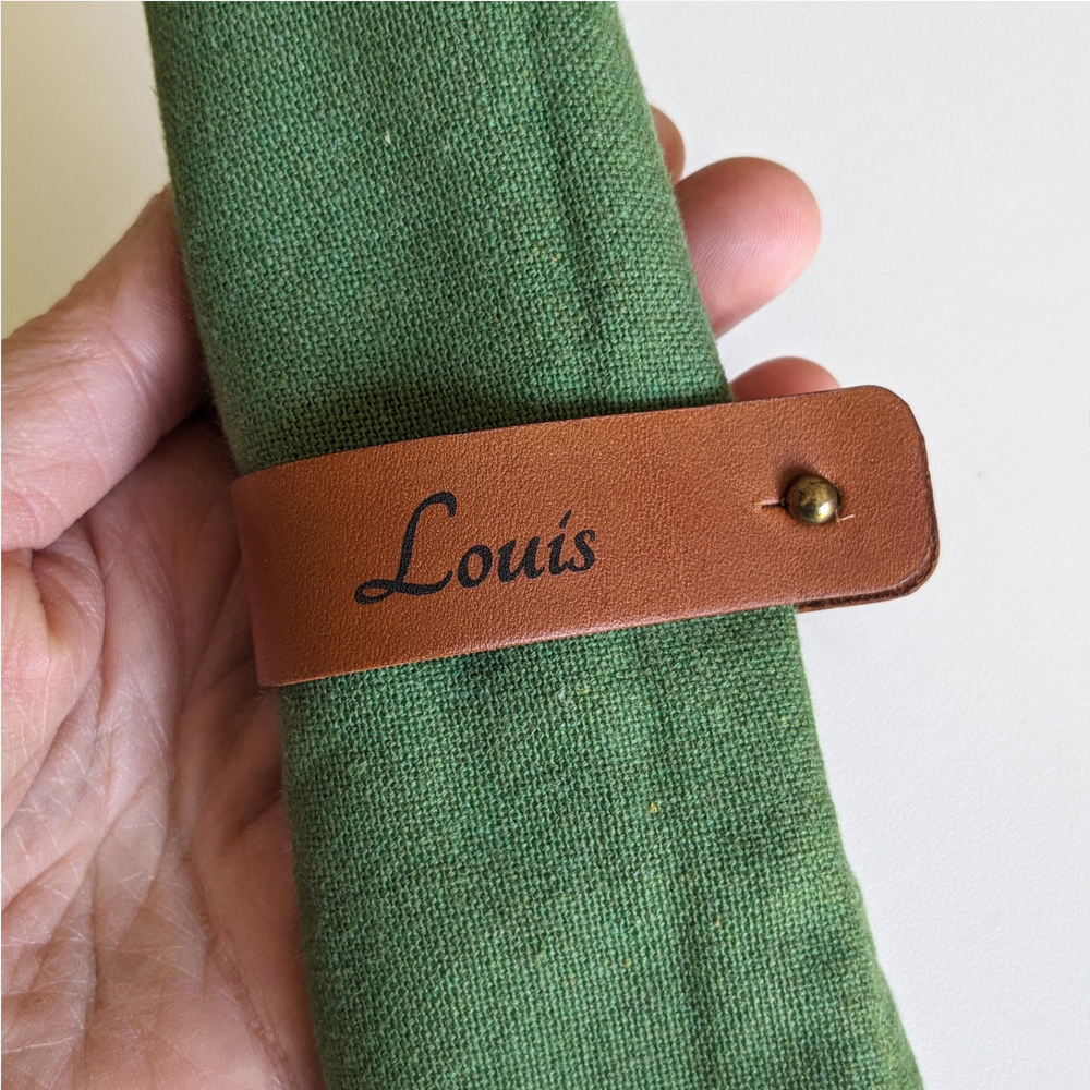 rond de serviette gravé